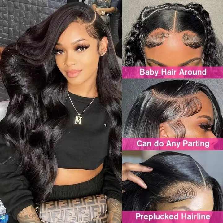 6x4 200% density women's hair wig black women Vietnamese hair