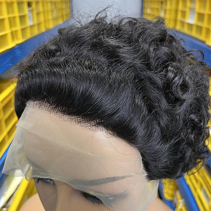 Brazilian Pixie Cut Wig Short Curly Wig